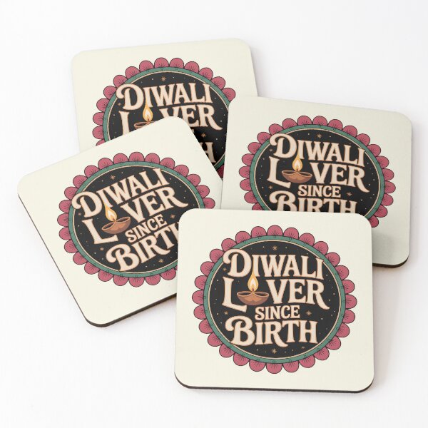 Item preview, Diwali Lover Since Birth – Festival Badge Design designed and sold by Jollys-ArtShop.