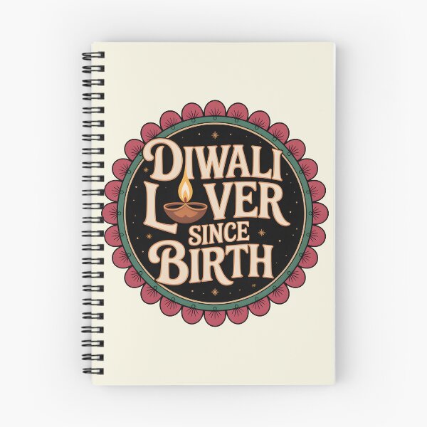 Item preview, Diwali Lover Since Birth – Festival Badge Design designed and sold by Jollys-ArtShop.