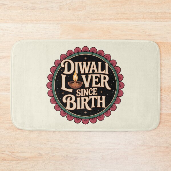Item preview, Diwali Lover Since Birth – Festival Badge Design designed and sold by Jollys-ArtShop.