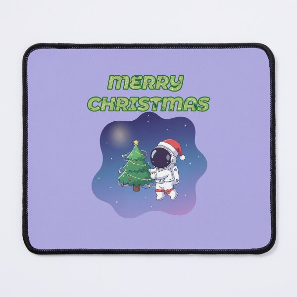 Item preview, Merry Christmas Astronaut Decorating Tree – Cute Space Holiday designed and sold by INNERSELFART.