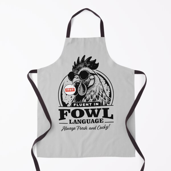 Item preview, Funny Fluent in Fowl Language Pun, Quirky Humor Gift designed and sold by saucymerch.