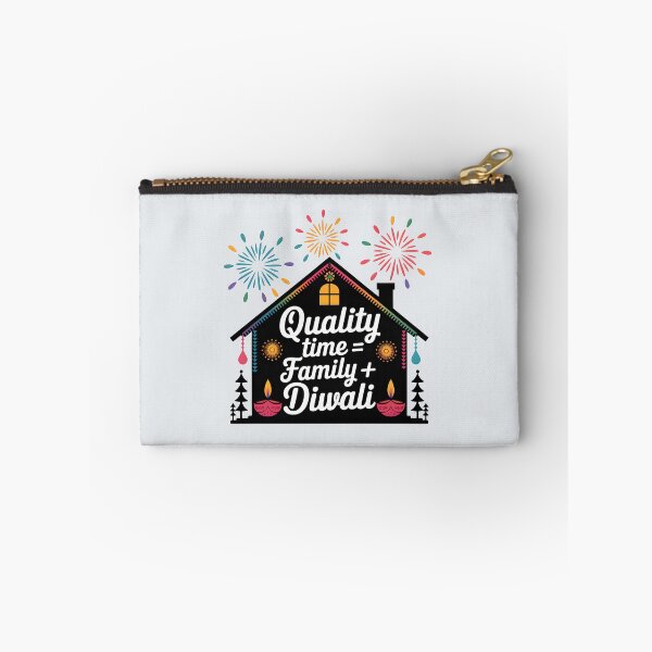 Item preview, Quality Time = Family + Diwali – Festive Celebration Design designed and sold by Jollys-ArtShop.