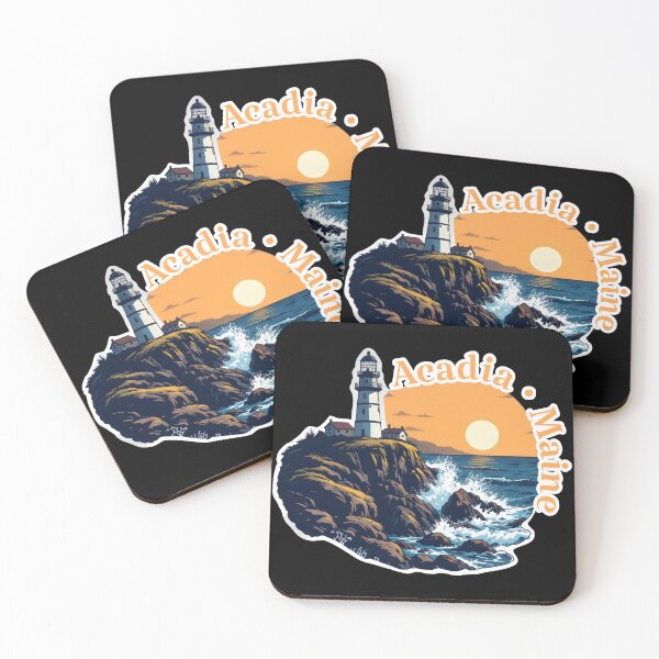 Item preview, Explore Acadia Maine USA Coastal Adventure Art designed and sold by wildexperience.