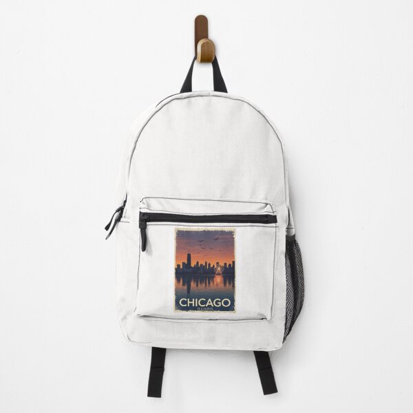 Item preview, Chicago Skyline Sunset Poster - Urban Landscape Art of Chicago, Illinois designed and sold by FestivityFinds.