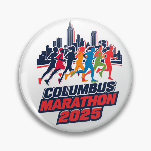 Artikelvorschau, Columbus Marathon 2025 – Inspiration für Athleten entworfen und verkauft von Nordic Echo.