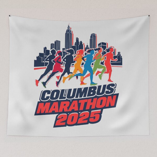 Item preview, Columbus Marathon 2025 inspiration for atheletes designed and sold by Nordic Echo.