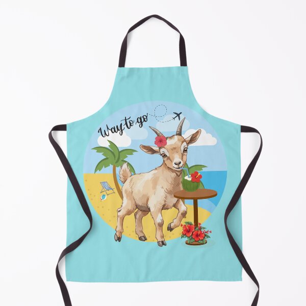 Item preview, Way2Go - Cheeky tropical goat with coconut designed and sold by LulitasDreams.