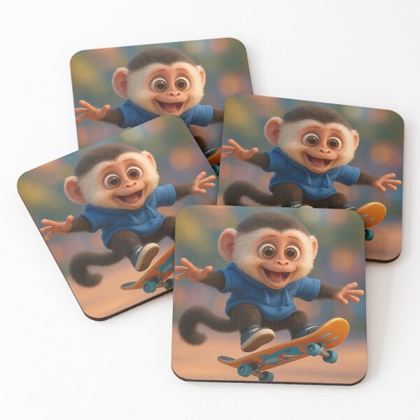 Item preview, Skater Capuchin designed and sold by Sillytoe.