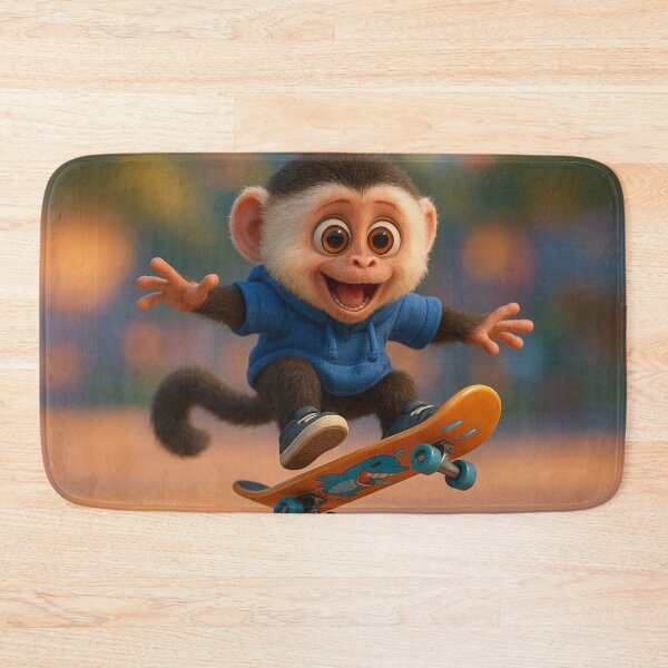 Item preview, Skater Capuchin designed and sold by Sillytoe.