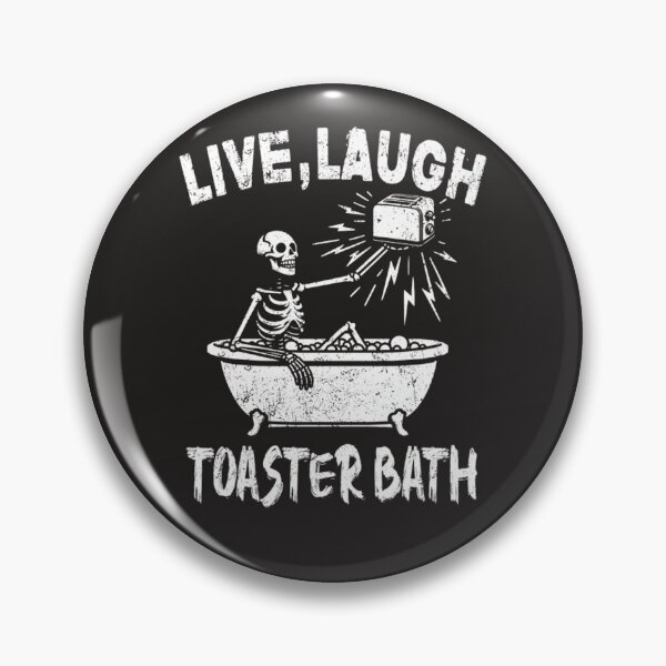 Artikelvorschau, Leben-Lachen-Toaster-Badewanne-Skelett entworfen und verkauft von luksaqido.
