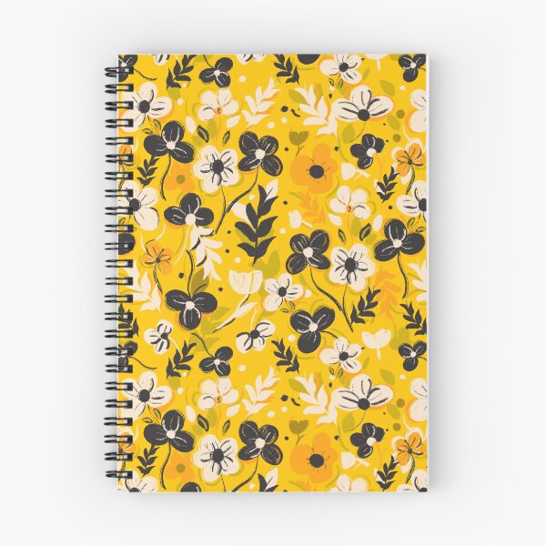 Item preview, Yellow Floral  pattern  designed and sold by Nora Gad.