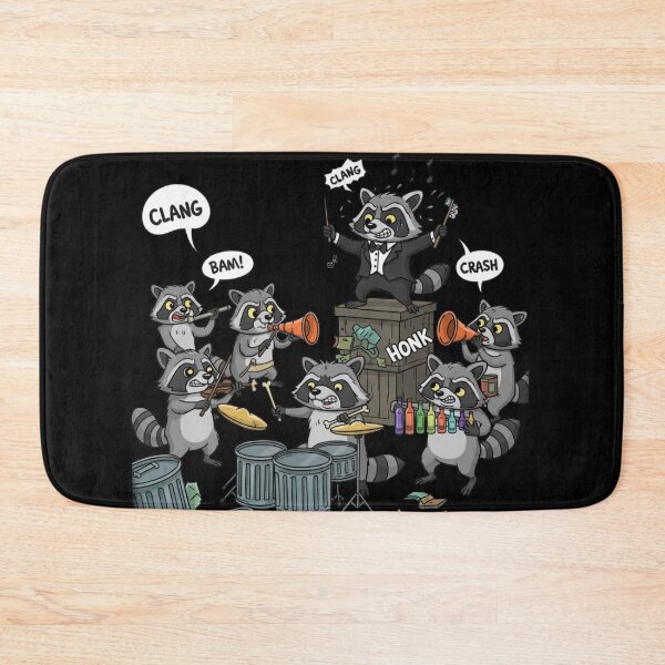 Item preview, Trash Panda Maestro – Funny Raccoon Orchestra Cartoon designed and sold by Whisky1111.
