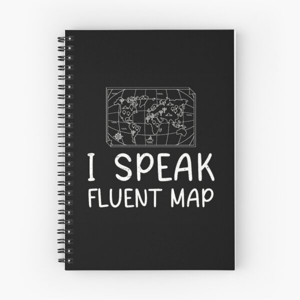 Item preview, I speak fluent map  designed and sold by FUNOFTHEQUOTES.
