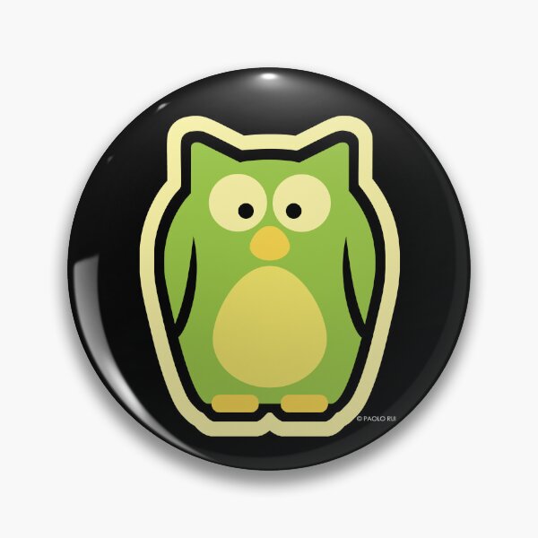 Item preview, Jolly Critters 1 (green) - Owl 2 designed and sold by PaoloRuiDesign.