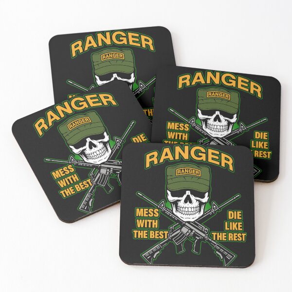 Item preview, U.S. Army Rangers: "Mess With the Best, D!e Like the Rest" (Reviving a classic Tee) designed and sold by Skally Cap Hooligans™.