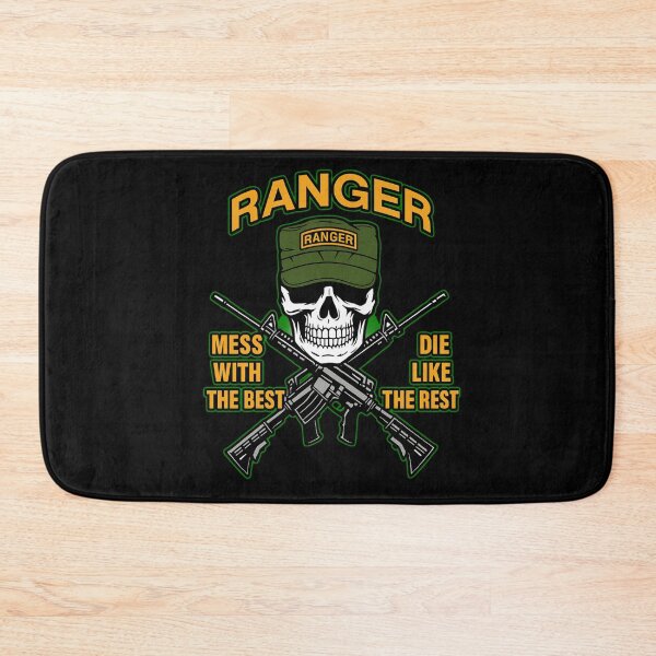 Item preview, U.S. Army Rangers: "Mess With the Best, D!e Like the Rest" (Reviving a classic Tee) designed and sold by Skally Cap Hooligans™.