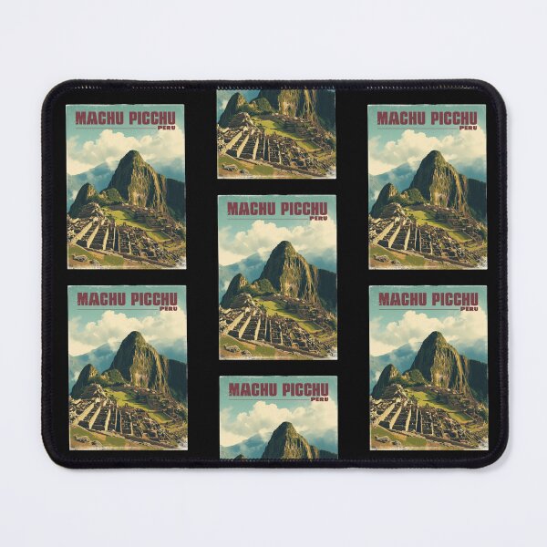 Item preview, Machu Picchu Poster - Vintage Travel Art of Peru's Ancient Inca City designed and sold by FestivityFinds.