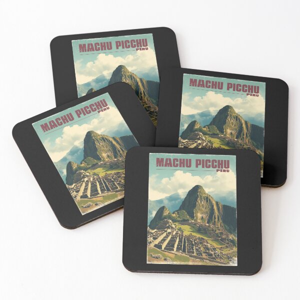 Item preview, Machu Picchu Poster - Vintage Travel Art of Peru's Ancient Inca City designed and sold by FestivityFinds.