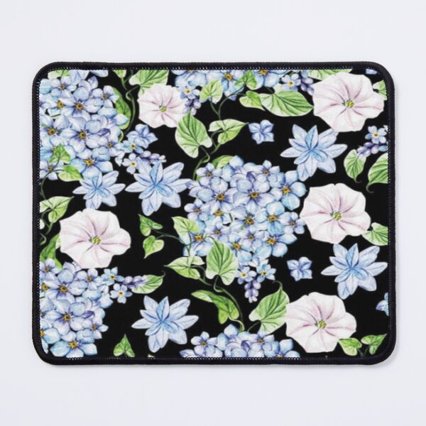 Item preview, Floral Design 253 Midnight Garden Bloom – Watercolor Floral Pattern designed and sold by Kimmi graphics.