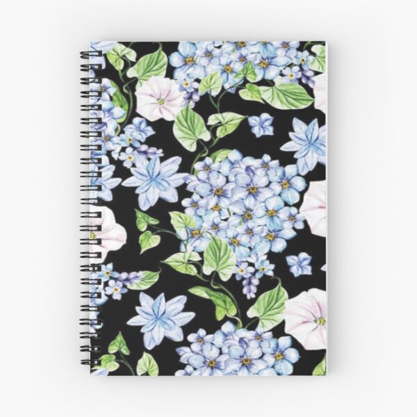 Item preview, Floral Design 253 Midnight Garden Bloom – Watercolor Floral Pattern designed and sold by Kimmi graphics.