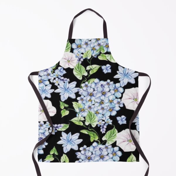 Item preview, Floral Design 253 Midnight Garden Bloom – Watercolor Floral Pattern designed and sold by Kimmi graphics.