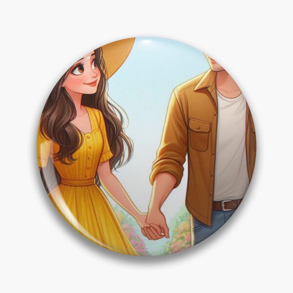 Item preview, Sweet Couple Walking Holding Hand designed and sold by Mywaymylife.