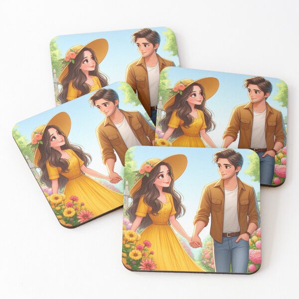 Item preview, Sweet Couple Walking Holding Hand designed and sold by Mywaymylife.