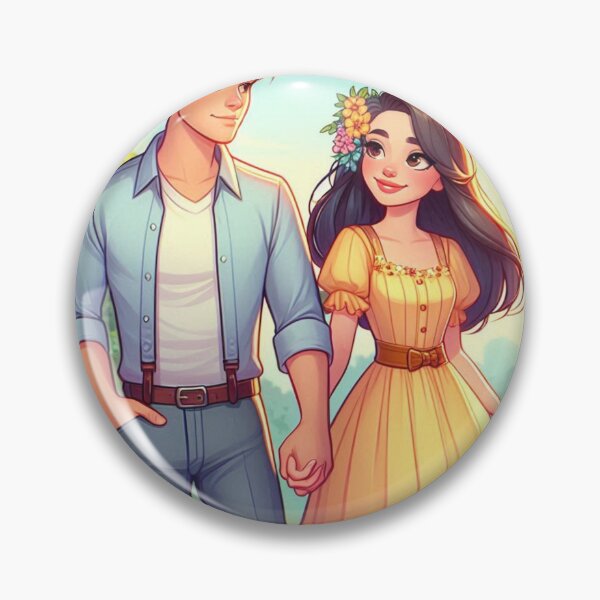 Item preview, Cute Couple Holding Hand designed and sold by Mywaymylife.