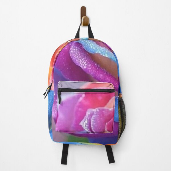 Item preview, Rainbow Rose – Colorful Nature Art designed and sold by Aisha Creates.