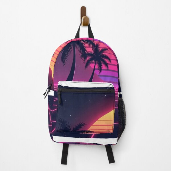 Item preview, Retro Vaporwave Sunset with Palm Trees designed and sold by ArtsAmaze.