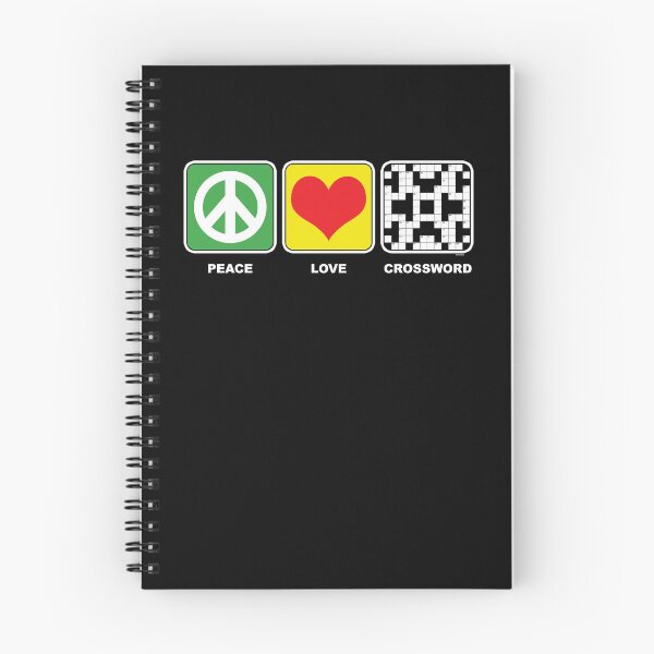 Item preview, Peace Love Crossword Puzzle designed and sold by TomGiantDesigns.