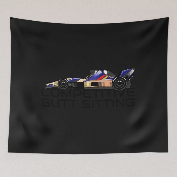 Item preview,  Race Car Competitive Butt Sitting designed and sold by AMYDEVERAUX.