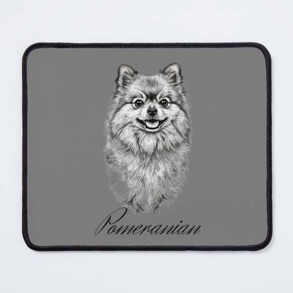Item preview, Adorable Pomeranian Ink Drawing Art Print Gift designed and sold by FunnyPetTeesJP.