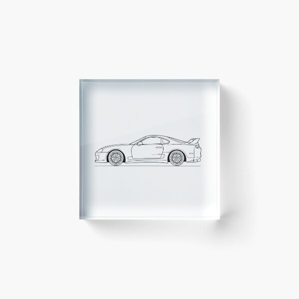 Item preview, Toyota Supra MK4 1995 Line Art designed and sold by nanico.