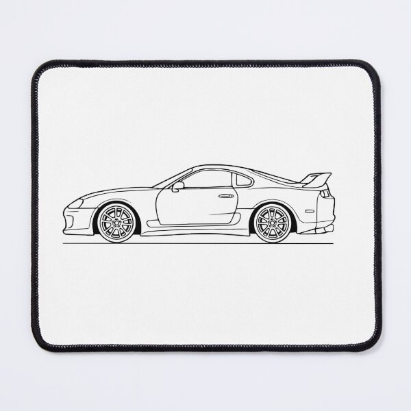 Item preview, Toyota Supra MK4 1995 Line Art designed and sold by nanico.