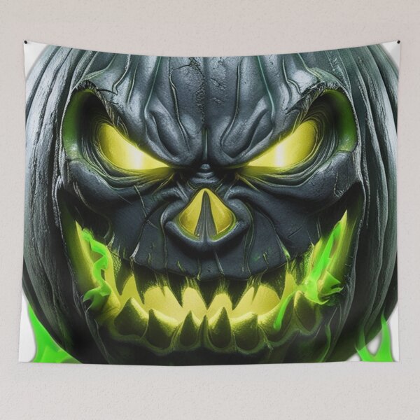 Item preview, Fel fire horrifying pumpkin designed and sold by AJTees99.