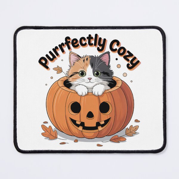 Item preview, Cute Cat in Pumpkin designed and sold by graphic-genie.