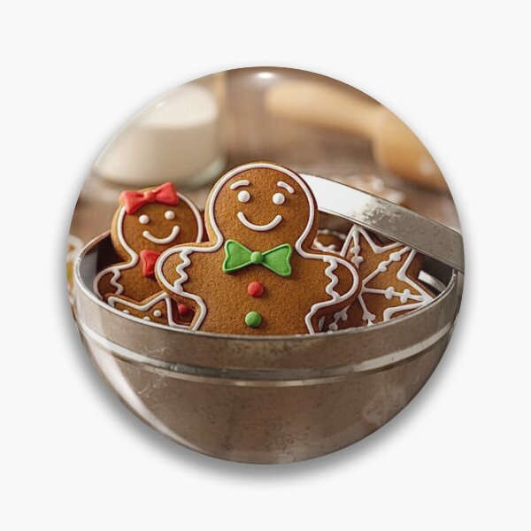 Item preview, Gingerbread Cookie Tin - Christmas Treats designed and sold by KRYPTO-KHAT.
