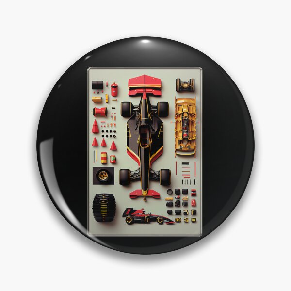 Item preview,  Knolling Formula 1 Bolide  Karen designed and sold by AMYDEVERAUX.