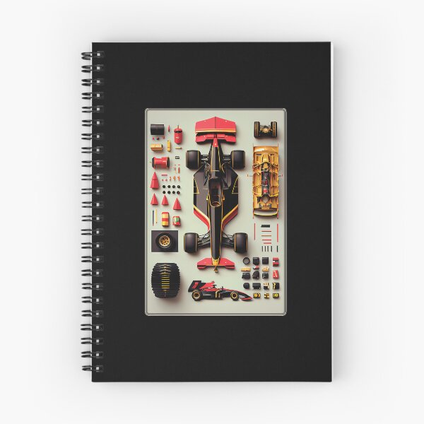 Item preview,  Knolling Formula 1 Bolide  Karen designed and sold by AMYDEVERAUX.