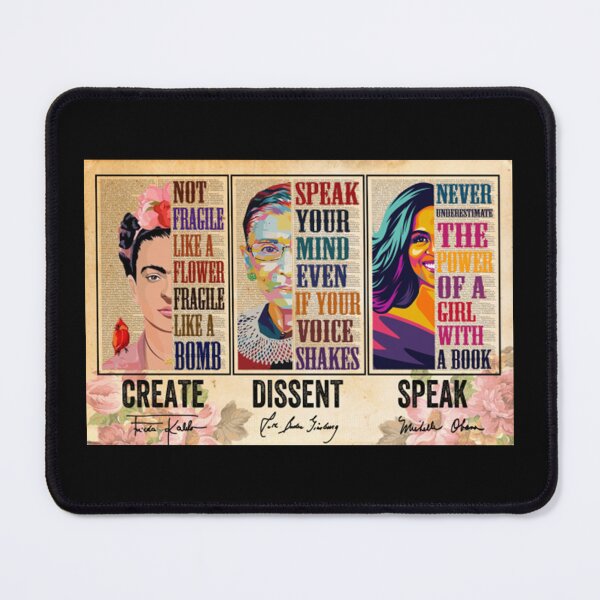 Item preview, Empowering Women Not Fragile Like a Flower, Fragile Like a Bomb Speak Your Mind designed and sold by WhitneyRussel.