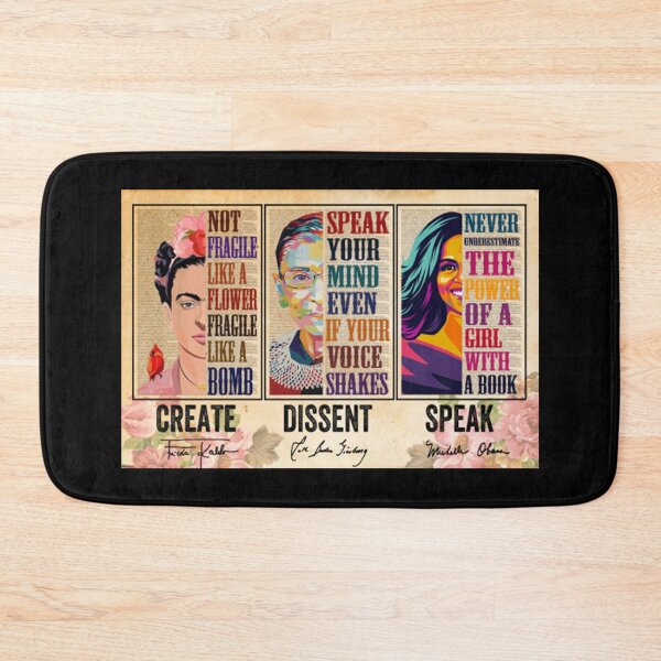 Item preview, Empowering Women Not Fragile Like a Flower, Fragile Like a Bomb Speak Your Mind designed and sold by WhitneyRussel.