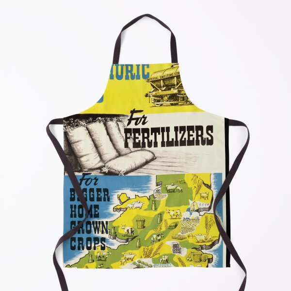 Item preview, Vintage British Poster | Mid-20th Century Art | Sulphuric Acid & Fertilizers | Bold Colors | Industrial Agriculture designed and sold by artofuniverse.