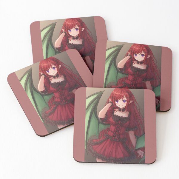 Item preview, Girl with wings and red dress designed and sold by ArtsJulian.