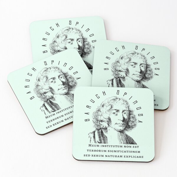 Item preview, Baruch Spinoza quote: Meum institutum non est verborum significationem sed rerum naturam explicare designed and sold by artbleed.