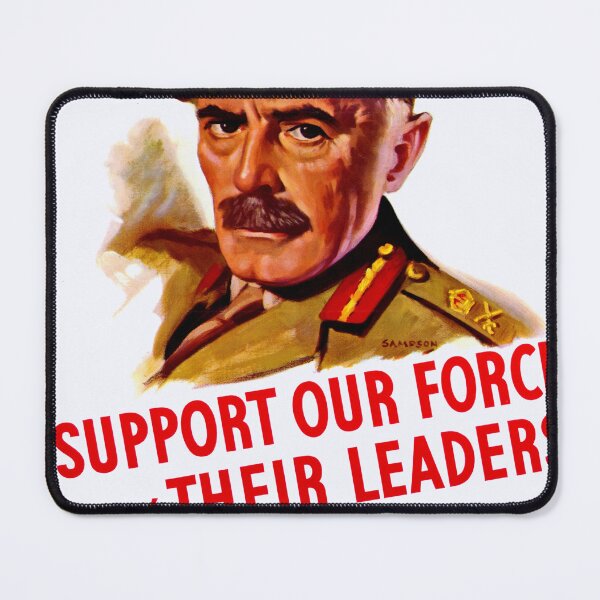 Item preview, Vintage WWII Propaganda Poster | Support Our Forces | Military Leadership Art Print | War Bond Financial Contribution designed and sold by artofuniverse.