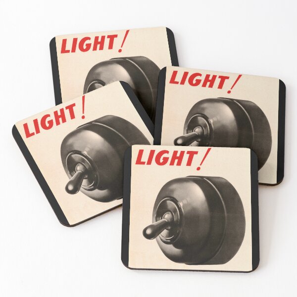 Item preview, World War II British Propaganda Poster | Switch Off That Light | Bold & Minimalist Design | Historic Home Decor designed and sold by artofuniverse.