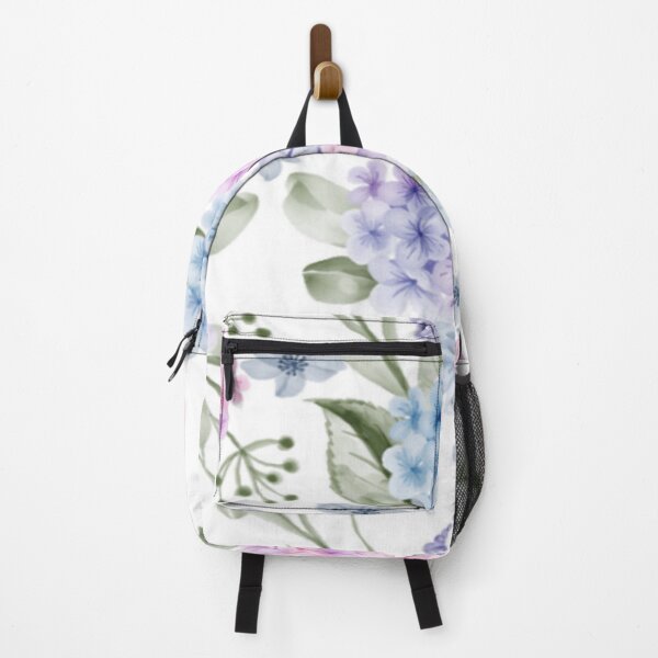 Item preview, Floral Design 256 Pastel Watercolor Floral Pattern – Hydrangea & Garden Flowers designed and sold by Kimmi graphics.