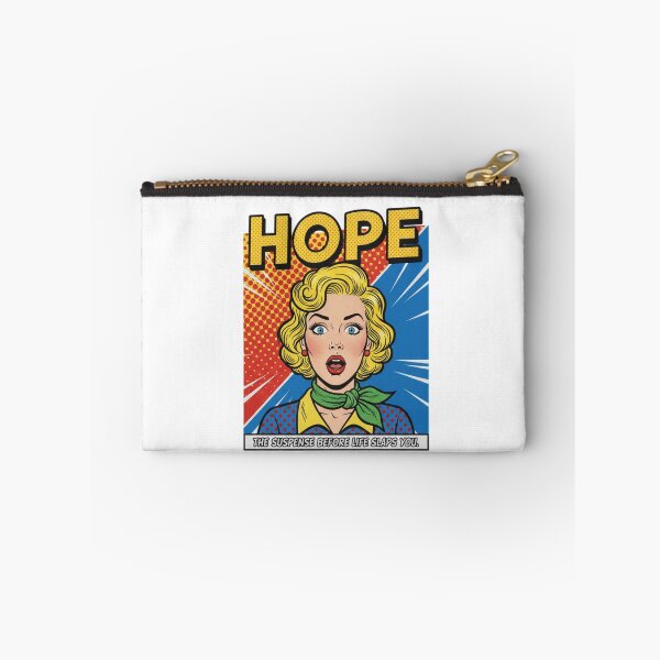 Item preview, Hope, The Suspense Before Life Slaps You, Dark Humor, funnyfits70, Humor, Funny, retro, vintages, funny quotes, animal humor, designed and sold by FunnyFits70.