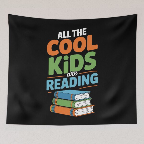 Item preview, All The Cool Kids Are Reading Book Reading Teacher School designed and sold by TyraYoung.